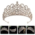 thumbnail image 2 of MasteelfCA Wedding Bride Crown Bridal Rhinestone Crown Birthday Party Tiara Wedding Hair Accessory, 2 of 7