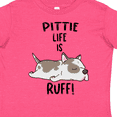 thumbnail image 4 of Inktastic Pittie Life is Ruff Spotted Pit Bull Boys or Girls Toddler T-Shirt, 4 of 5