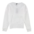 thumbnail image 2 of Reebok Womens Midlayer Crew Sweatshirt, White, Small, 2 of 2