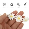 thumbnail image 3 of Miangastore Floral Embroidered Lace Trim Ribbon 1 Roll White Polyester Decorating for Crafters in DIY Projects, 3 of 8