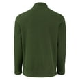 thumbnail image 3 of Men's Cutter & Buck Green Philadelphia Eagles Hunts Point Eco Textured Fleece Recycled Half-Snap Sweatshirt, 3 of 3