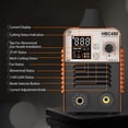 thumbnail image 5 of HITBOX 45A Plasma Cutter, Non-Touch Pilot Arc, Non-HF Start, LED Display, IGBT Inverter, 110/220V Dual Voltage, Max 15mm Metal Cutting, 2T/4T DIY, 5 of 8