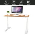 thumbnail image 6 of Gymax 53'' Wide Electric Height Adjustable Standing Desk Sit to Stand Dual Motor White, 6 of 10