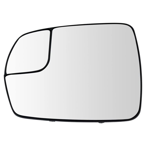 TRQ Mirror Glass with Backing Plate & Spotter Driver Side Left LH for Ford Edge MGA08601