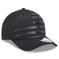 thumbnail image 3 of Men's New Era Black Ross Chastain American Flag 9FORTY M-Crown A-Frame Adjustable Hat, 3 of 5