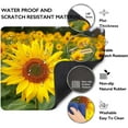 thumbnail image 2 of Square Mouse Pad Sunflower , Plant Floral Personalized Premium-Textured Custom Mouse Mat Design , Washable Mousepad Lycra Cloth , Non-Slip Rubber Base Computer Mouse Pads for Wireless Mouse, 2 of 6