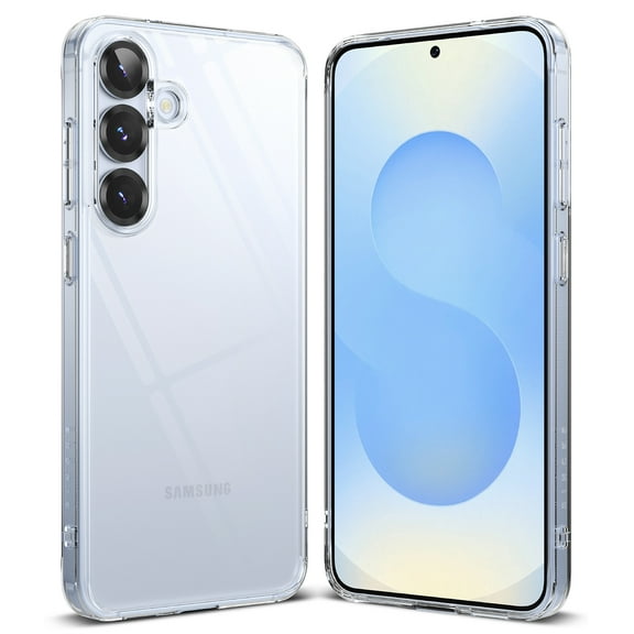 Ringke Fusion for Galaxy S25 Case, Transparent Minimal Yellowing Slim Lightweight Protective Hybrid Cover - Clear