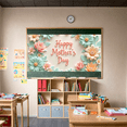 thumbnail image 4 of Decorative Design Happy Mother's Day Banner Floral Theme Holiday Background for Mother's Day Celebration Spring Decoration Party, 4 of 9