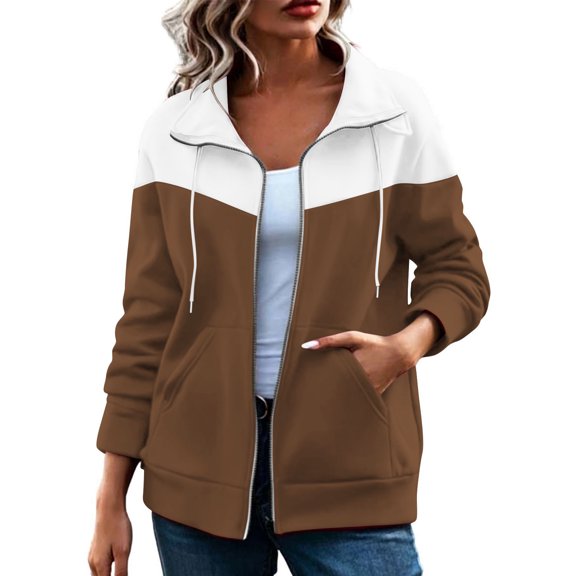 QQZ Oversized Zip Up Sweatshirt Women, Long Sleeve Hooded Cardigan Sweaters For Women, Lightweight Cardigans For Women Trendy, Fall Travel Business Casual Daily Outfits