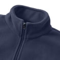thumbnail image 5 of USNSM Mens Zip Up Sweatshirt Mock Neck Track Jacket Lightweight Fleece Full Zip No Hood Athletic Casual Long Sleeve Jackets with Pocket Blue S, 5 of 9
