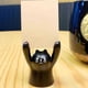 thumbnail image 4 of Adornos de madera con forma de animal para salpicadero | Figuras decorativas de cerdito panda talladas a mano | Decoración realista para coche y hogar | Estantería para escritorio de oficina, 4 of 5