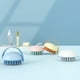 thumbnail image 4 of Cepillo de silicona para el baño de mascotas, para gatos y perros, masaje suave, herramienta de limpieza y aseo, uso en interiores y exteriores, accesorios de plástico duraderos para mascotas, 4 of 4
