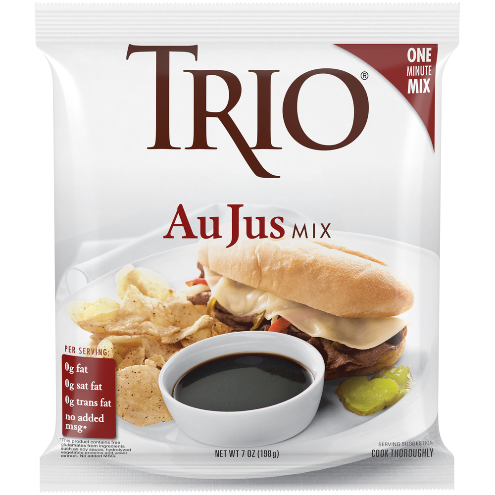 Trio Au Jus Mix, Just Add Water One Minute Mix, 7 oz