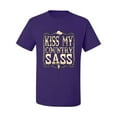 thumbnail image 2 of Wild Bobby, Kiss My Country Sass, Pop Culture, Men Graphic Tee, Purple, XX-Large, 2 of 4