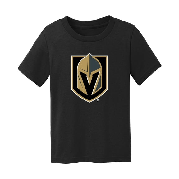 Toddler Chad & Jake Black Vegas Golden Knights Primary Logo T-Shirt