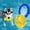 Blue Ring & Yellow Plate, variant on Floating Dog Pool Toy – Durable E-TPU Dog Water Toy for Fetch & Chew, Bright Floating Dogs Toys for Pool, Beach & Outdoor Play – Dogs Beach Essentials (Yellow Stick)