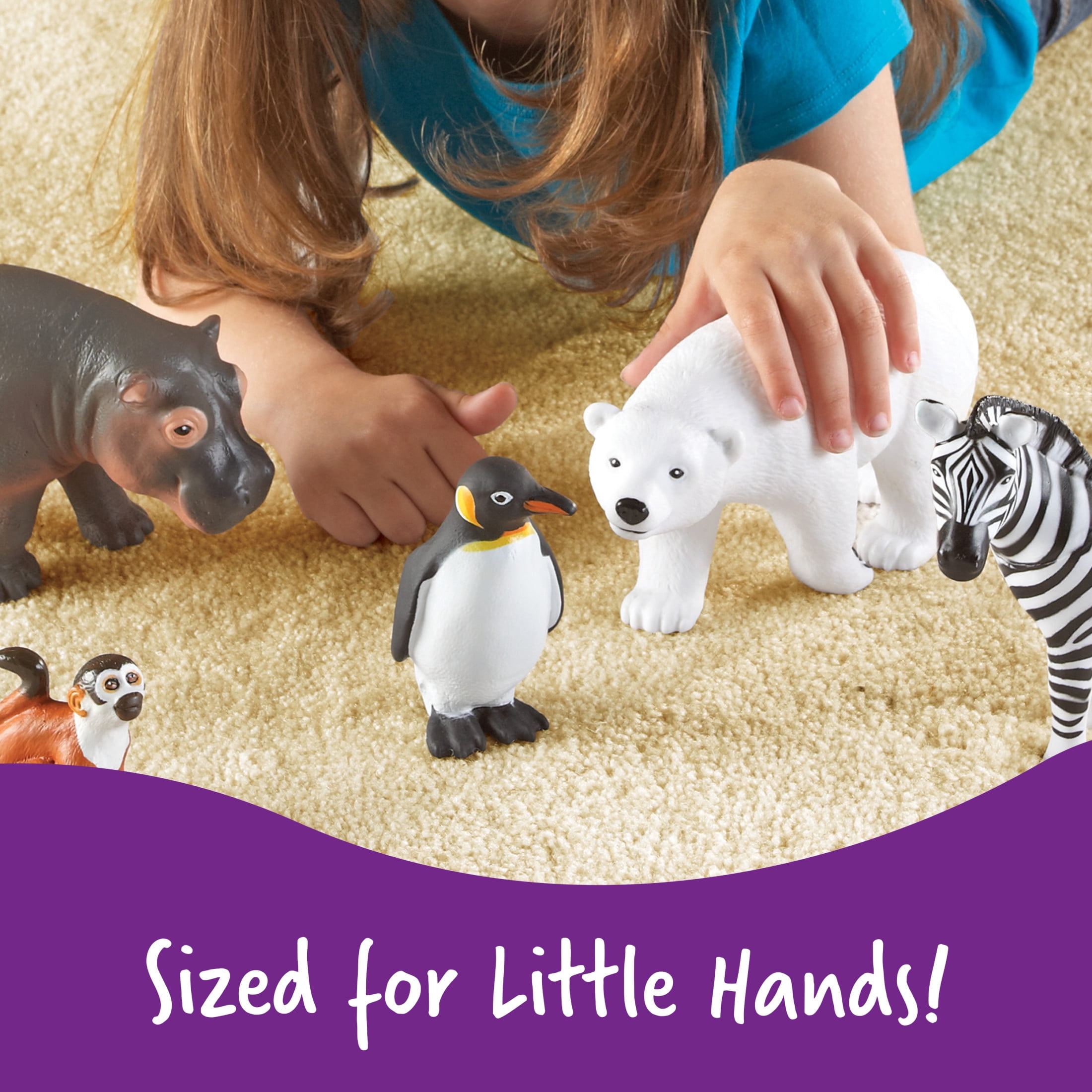 Learning Resources Jumbo Zoo Animals, Preschool Toys, Ages 2+