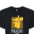 thumbnail image 3 of Pokémon - Pikachu Art - Juniors Cropped Cotton Blend T-Shirt, 3 of 5