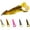 E, variant on MInHoues Topwater Floating Soft Lure with Propeller Tail, 3.74" Artificial Mouse Fishing Bait with Double Hook for Bass Snakehead, Spring Freshwater Angling Tackle Gear Accessories