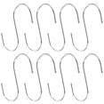 thumbnail image 1 of 12 piezas de metal ganchos en forma de S ganchos de hierro ganchos en forma de S ganchos colgantes para bolsas de ropa, 1 of 5