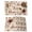 Beige, variant on Vintage Country Placemats Set of 6, Vintage Rustic Texas Stars Plants Branch Placemats for Dining Table, Place Mats for Kitchen Tabletop, Waterproof Wipeable Dining Table Mats Set