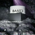 thumbnail image 7 of BASEDD Premium Hair Clay - Men's Styling Clay with Natural Hold, Texturizing Effect, Low Shine, Santal Fragrance, For All Hair Makeup Organizers, 7 of 7