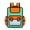 Green, variant on New Cute Anime Backpacks Creative 2D Bag Unique Travel Schoolbag Casual Style Satisfactory Festival Gifts for Teen
