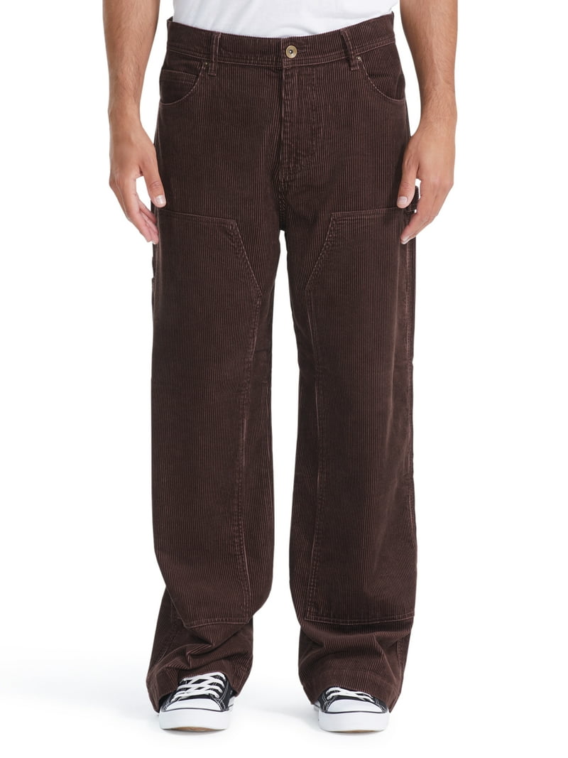 【BAON】Hakomo Corduroy Carpender Pants No Boundaries All Gender Corduroy Carpenter Pants, Men's