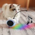 thumbnail image 2 of Juguete para gatos con control remoto y modo automático: juguete interactivo para interiores. Juguetes para mantener entretenidos a los gatos aburridos., 2 of 5