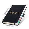 thumbnail image 3 of 2027 Calendar Planner, 5.51"x8.35" Weekly Monthly Schedule Book with Tabs (Black), 3 of 5