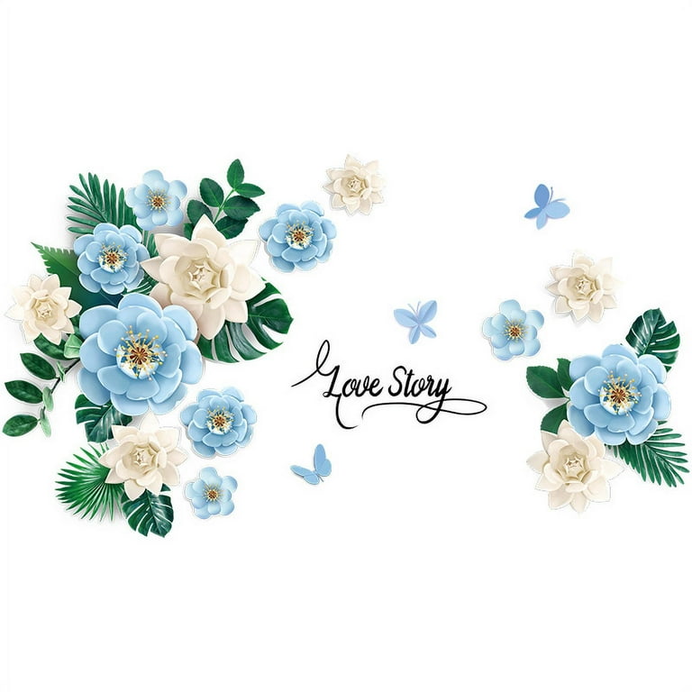 Flower , Colorful Flowers Design , beautiful flower , Floral Pattern -  Flowers Art - Sticker