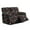 Christmas Lights Print, variant on Psesaysky Marble Print Reclining Couch Cover 2 Seat Recliner Cover Form Fit with Console Split Reclining Design