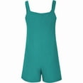 thumbnail image 6 of Women's Adjustable Strap Sleeveless Romper, Loose Wide‑Leg Overall Shorts with Pockets, Trendy Summer One Piece for Going‑Out Casual Vacation, 6 of 9