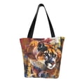thumbnail image 1 of Disketp Abstract Lion Painting Bolsa de Hombro Casual para Mujer, Bolso Cruzado para Compras, Viajes y Uso Diario, 1 of 6