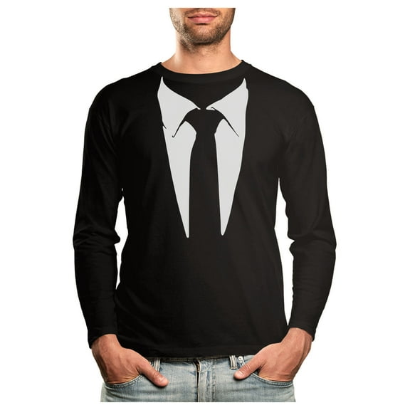 Tuxedo Shirt for Men Printed Suit & Tie Tuxedo T Shirt Tux Shirt