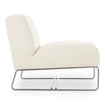 thumbnail image 3 of Moe's Home Collection Jules Outdoor Accent Chair Off White Fabric Chairs, 3 of 6