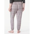 thumbnail image 5 of Joyspun Women's Brushed Hacci Knit Sleep Joggers, Sizes XS to 3X, 5 of 6