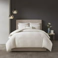thumbnail image 5 of N Natori Hanae Cotton Blend Yarn Comforter Set Bedding, King/Cal King Size, White, 5 of 5
