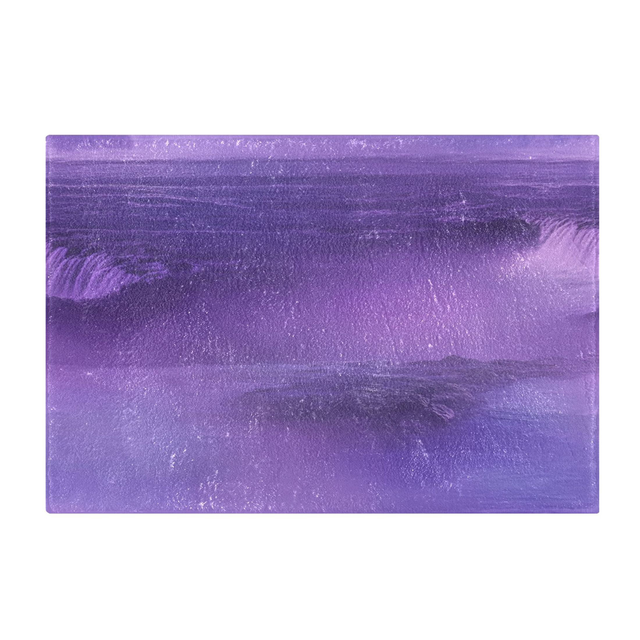 2 Piece Soft Bathroom Rug Set Purple Mist Bath Mat and U-Shaped Toilet Contour Rug (16"x24"+20"x24")
