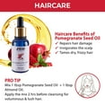 thumbnail image 6 of Nykaa Naturals 100 Percent Pure Cold Pressed, Pomegranate Seed, 1.01 oz Oil, 6 of 7