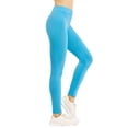 thumbnail image 1 of LAVRA Leggings Colorés en Spandex pour Femmes - Bleu Aqua, 1 of 1