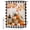 Orange, variant on Small Stall Shower Curtain 36x78 Inch Narrow Half Size Pumpkins Fall Bath Curtains Bathroom Decor, Thanksgiving Leaves Floral Checkered Waterproof Fabric Shower Curtain Set with Hooks 36 Inch
