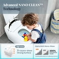 thumbnail image 6 of Alphabath Smart Toliet, Auto Open Lid, Auto Dual Flush, Heat Seat, Warm Wash/Dryer, Soft Closing, Remote Control, 6 of 10