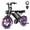 Black, variant on Tamobyke T16 Electric Bike for Adults,1000W 30mph 48V 15.6Ah Electric Bicycle,16" Fat Tire E-Mountain Bikes,Dual Hydraulic Brakes,Full Suspension,Fits Riders 5'0"-5'7",UL2849