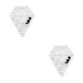 thumbnail image 3 of Transemion Transparent Acrylic Rulers 45 Degree Diamonds Ruler Craft Quilting Ruler Cutting Rulers DIY Handmade Tailor Supplies Diamond shape 2Set, 3 of 6