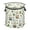Clover Patterns, variant on Pop-Up Collapsible Laundry Hamper With Zippered Lid Dual Handles 50L Planets & Stars in The Sky
