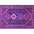 thumbnail image 1 of Ahgly Company Indoor Rectangle Persian Purple Traditional Area Rugs, 4' x 6', 1 of 4