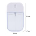 thumbnail image 2 of Portable Press Bottle Clear Cosmetic Dispenser Bottle Alcohol Sanitizer Bottle 35Ml, 2 of 5
