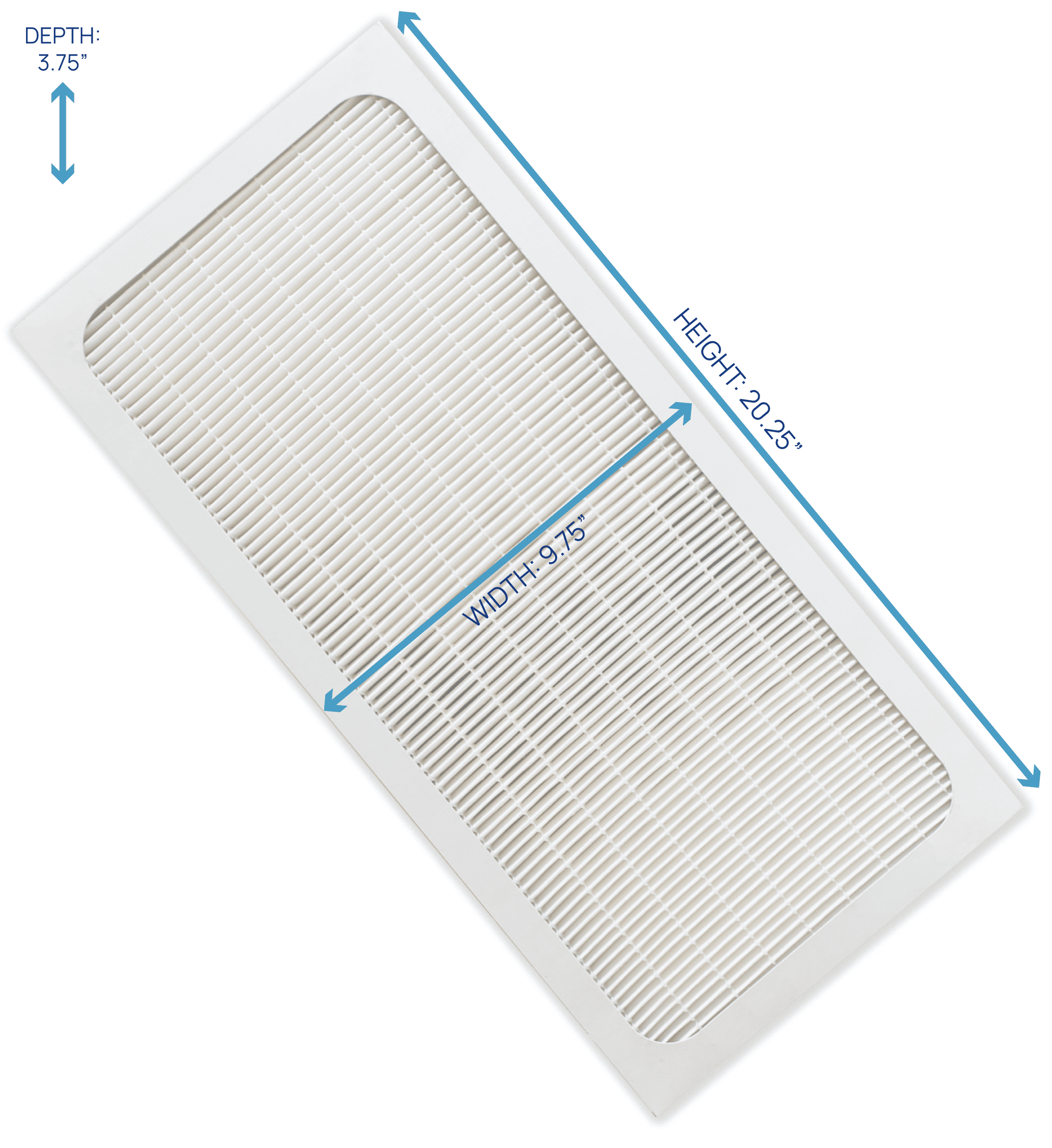 Filter Bros BA-400 Compatible With BLUEAIR 400 Classic Series HEPA Replacement Particle Filter For 480i, 402, 403, 405, 410, 450E, 455EB