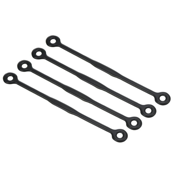 Uxcell Tennis Dampener, 4 Pack Silicone Vibration Shock Absorber, Black